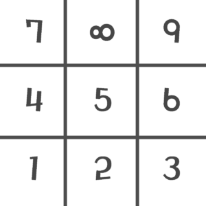 grid of 9